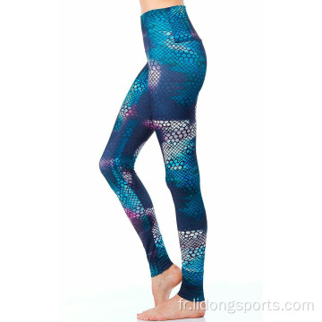 Pantalons de yoga Leggings imprimés personnalisés en gros